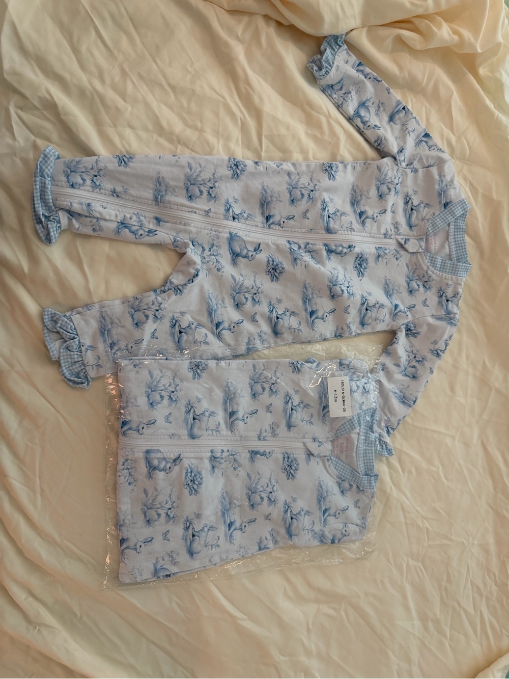 Cecil and Lou blue Easter pajama set